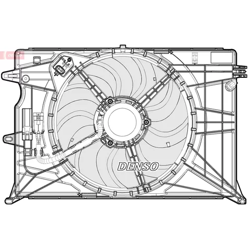 Ventilátor chladenia motora DENSO DER09074