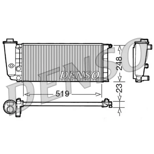 Chladič motora DENSO DRM09080