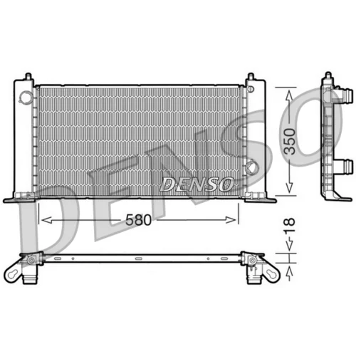 Chladič motora DENSO DRM09121