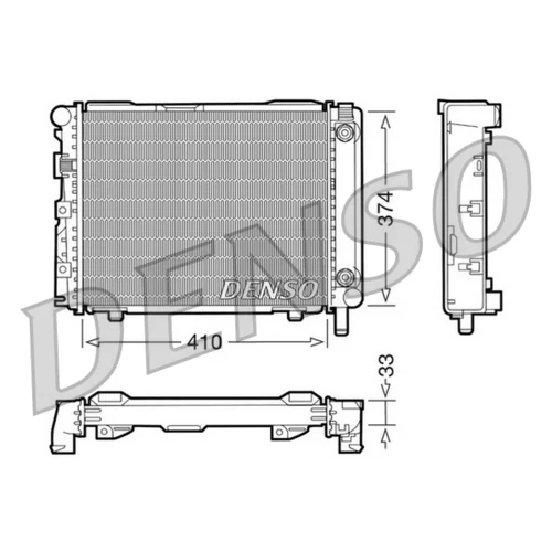 Chladič motora DENSO DRM17029
