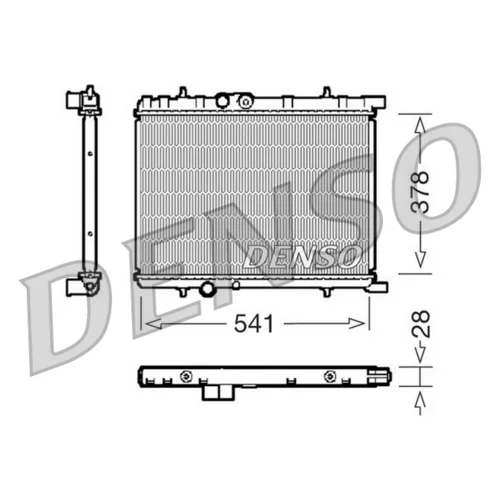 Chladič motora DENSO DRM21032