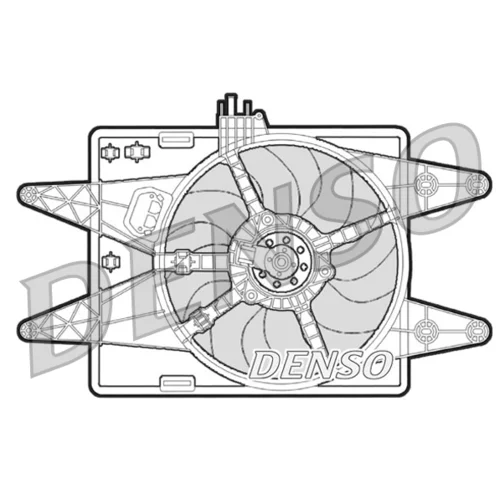 Ventilátor chladenia motora DENSO DER09022