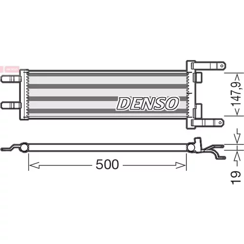 Chladič motorového oleja DENSO DRL01003