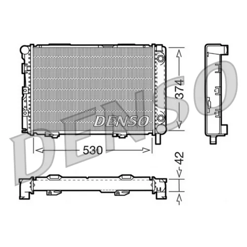 Chladič motora DENSO DRM17026