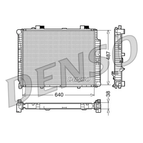 Chladič motora DENSO DRM17085