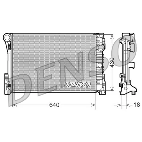 Chladič motora DENSO DRM17111