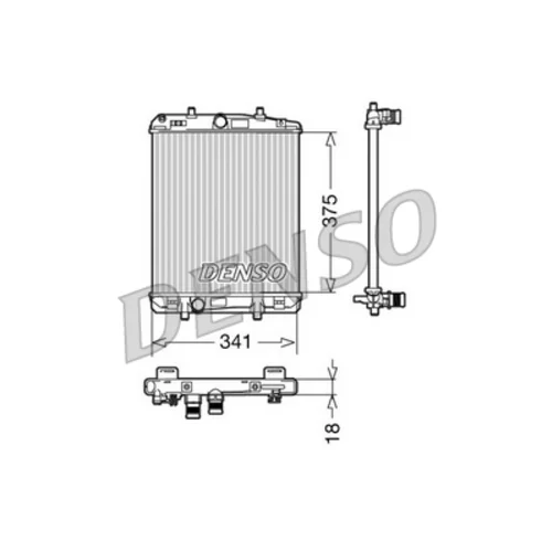 Chladič motora DRM21601 /DENSO/