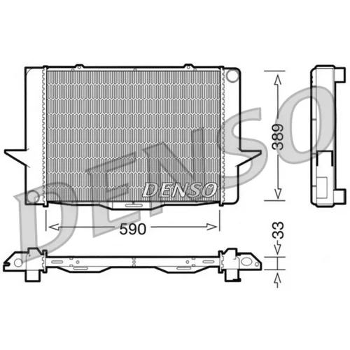 Chladič motora DENSO DRM33040