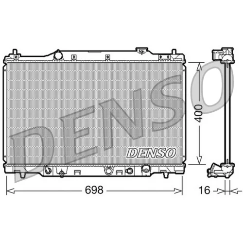 Chladič motora DENSO DRM40016