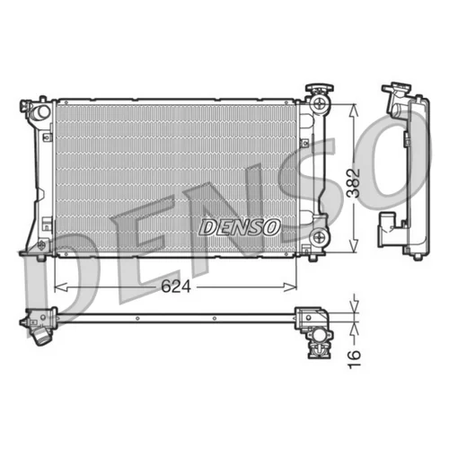 Chladič motora DENSO DRM50018