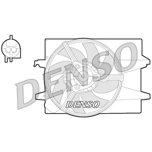Ventilátor chladenia motora DENSO DER10004
