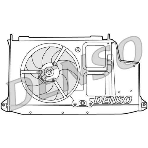Ventilátor chladenia motora DENSO DER21012
