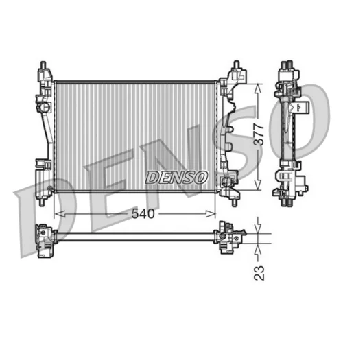 Chladič motora DENSO DRM09109