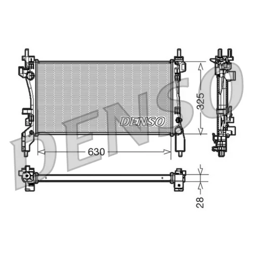Chladič motora DENSO DRM09173