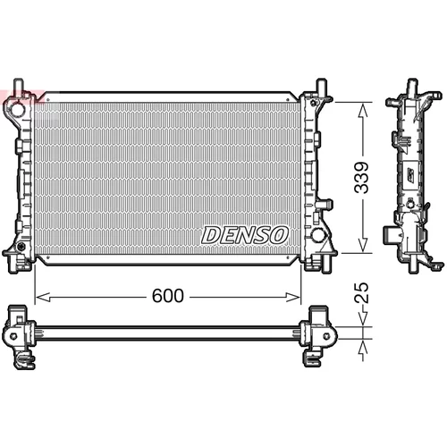 Chladič motora DENSO DRM10003