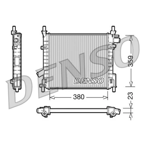 Chladič motora DENSO DRM10062