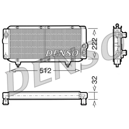 Chladič motora DENSO DRM21001