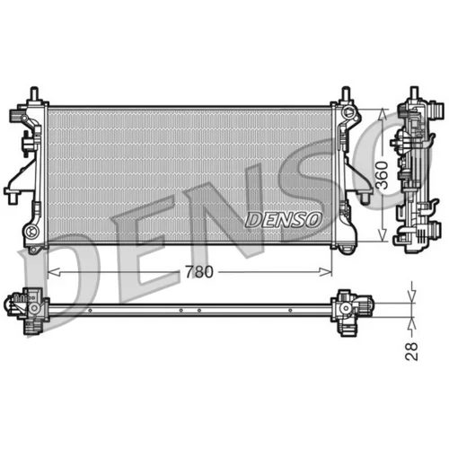 Chladič motora DENSO DRM21101