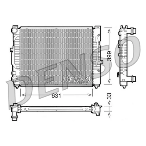Chladič motora DENSO DRM32029