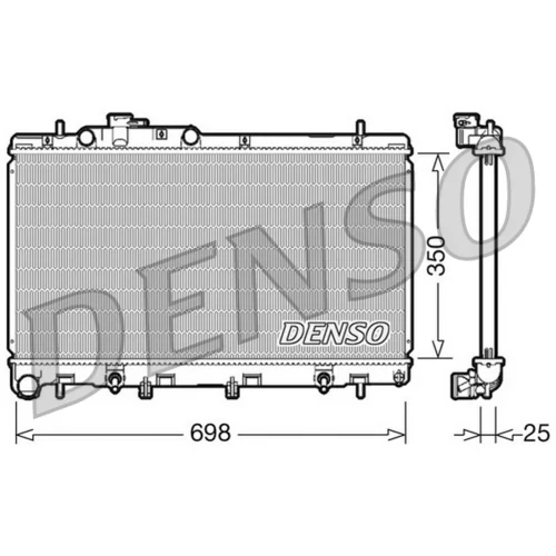 Chladič motora DENSO DRM36011