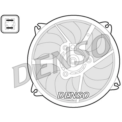 Ventilátor chladenia motora DENSO DER07006