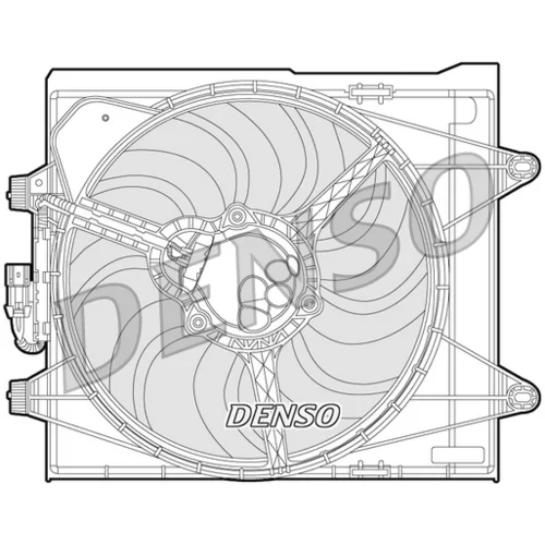 Ventilátor chladenia motora DENSO DER09052