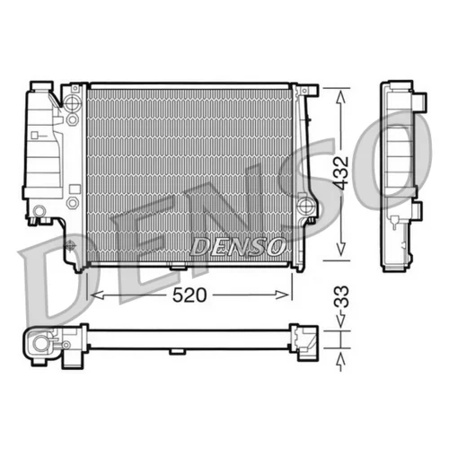 Chladič motora DENSO DRM05060
