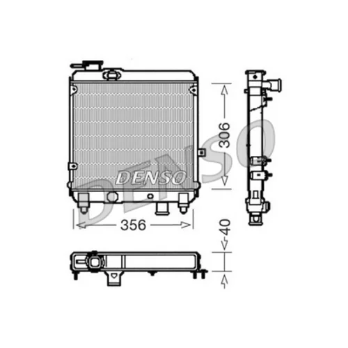 Chladič motora DENSO DRM09081