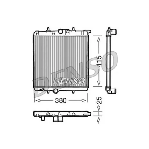 Chladič motora DRM21020 /DENSO/