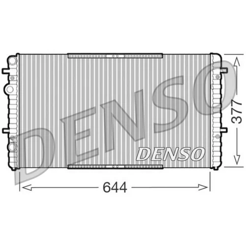 Chladič motora DENSO DRM26005