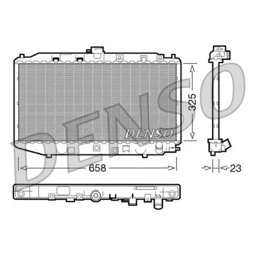 Chladič motora DENSO DRM40002