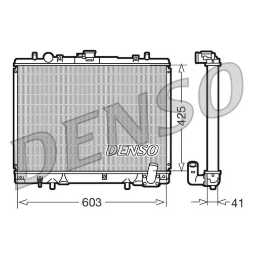 Chladič motora DENSO DRM45019