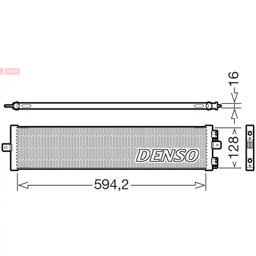 Kondenzátor klimatizácie DENSO DCN41028