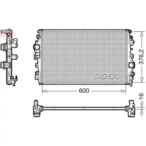 Chladič motora DENSO DRM01009