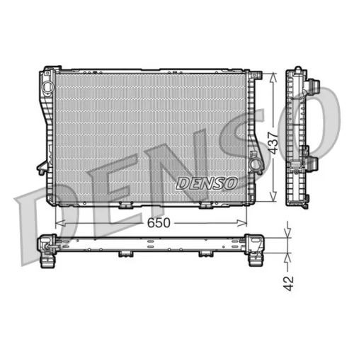 Chladič motora DENSO DRM05047
