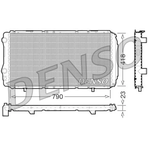 Chladič motora DENSO DRM09074