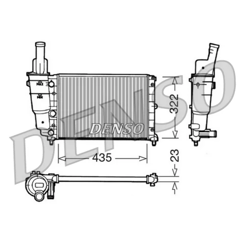 Chladič motora DENSO DRM09095