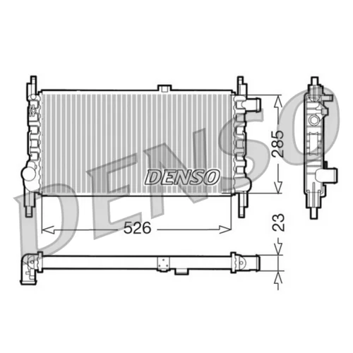 Chladič motora DENSO DRM20035