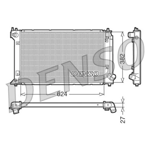 Chladič motora DENSO DRM50019
