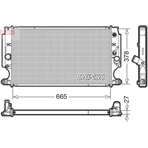 Chladič motora DENSO DRM50088