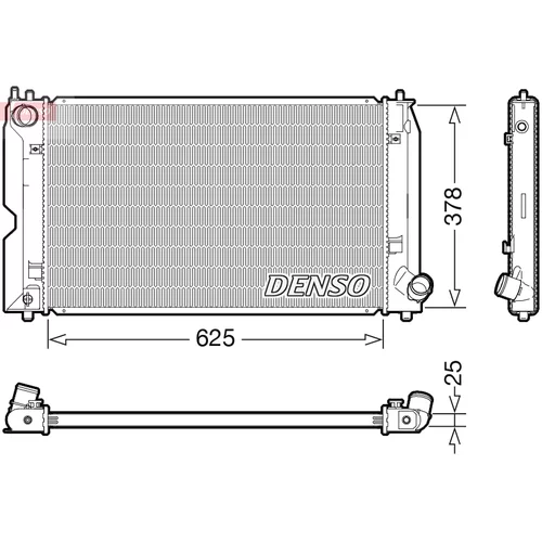 Chladič motora DENSO DRM50127