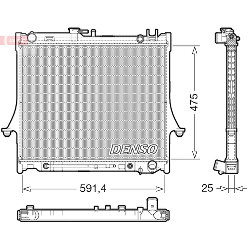 Chladič motora DENSO DRM99015