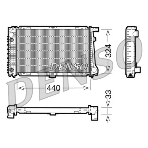 Chladič motora DENSO DRM05033