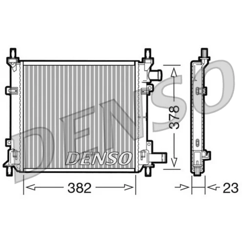 Chladič motora DENSO DRM10060