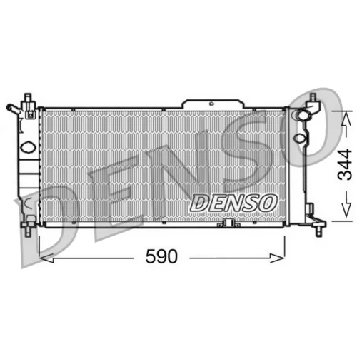 Chladič motora DENSO DRM20013
