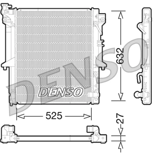 Chladič motora DENSO DRM45035