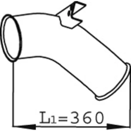 Výfukové potrubie DINEX 68272