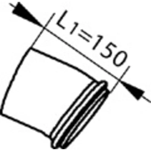 Výfukové potrubie DINEX 81134