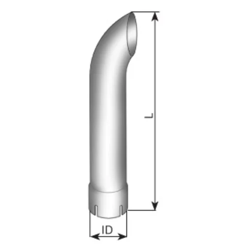 Vyfukove potrubie, univerzalne DINEX 91003