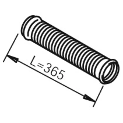 Vlnovec výfukového potrubia DINEX 80208